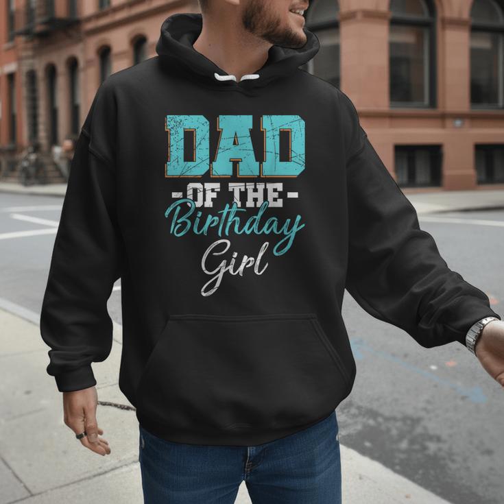 Kids Birthday Party Parent Birthday Girl Father Daddy Dad Men Hoodie