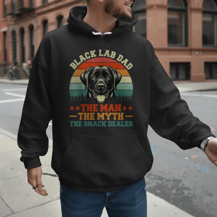 Labrador Retriever Dad Black Lab Dad Men Hoodie