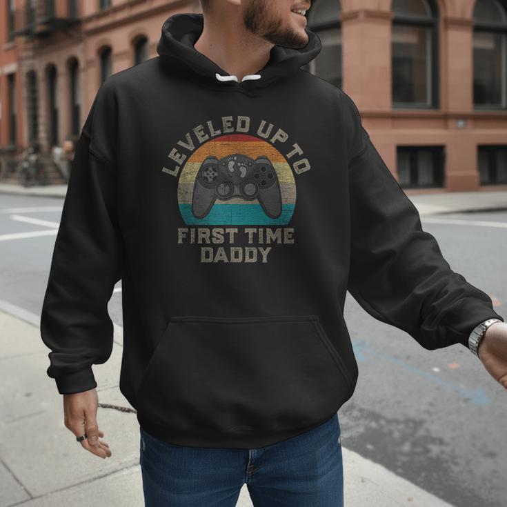 I Leveled Up To First Time Daddy Soon To Be Dad Men Hoodie