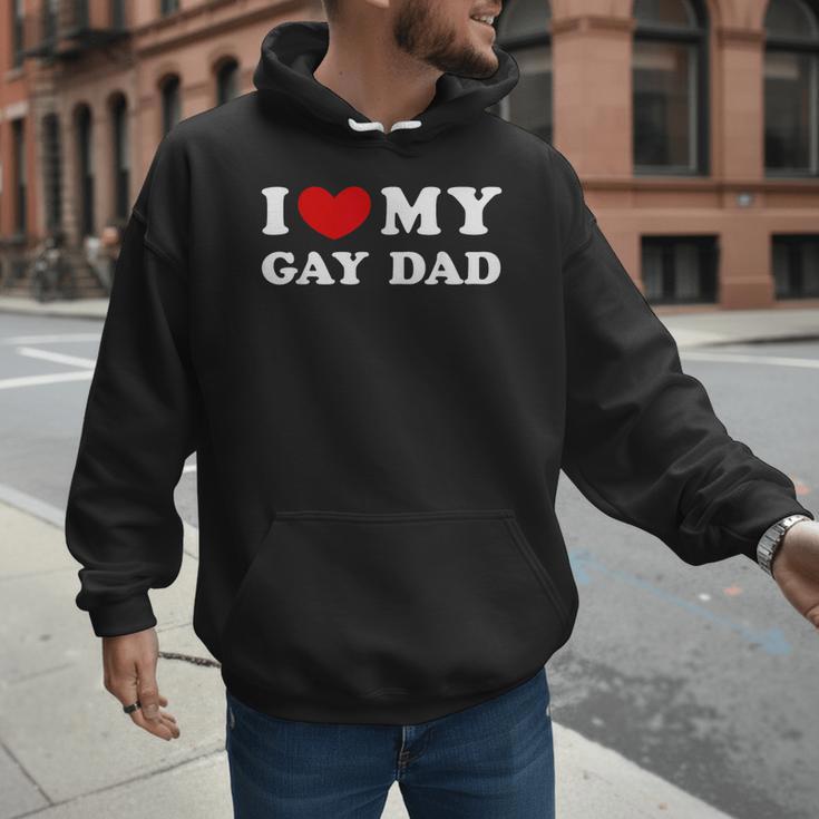 I Love My Gay Dad I Heart My Gay Dad Men Hoodie