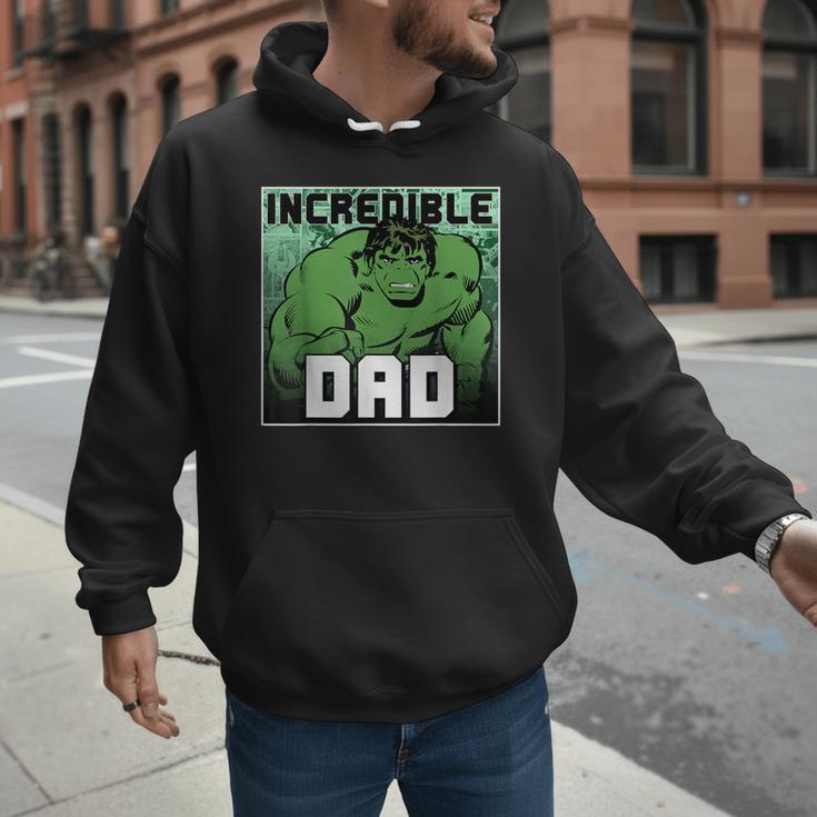 Marvel Comics Avengers Father's Day Hulk Incredible Dad Men Hoodie