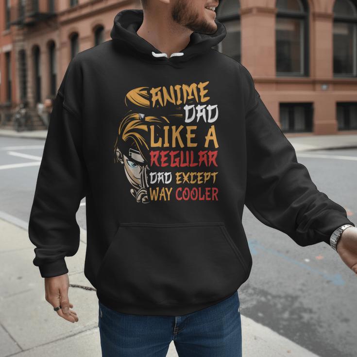 Men Anime Father's Day Anime Dad Except Way Cooler Men Hoodie
