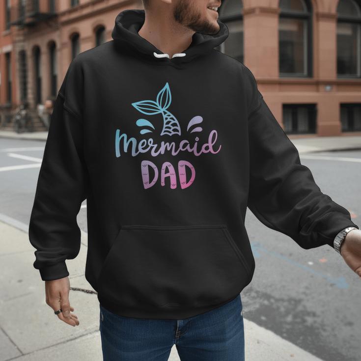 Mermaid Dad Merman Daddy Dad Family Matching Birthday Men Hoodie