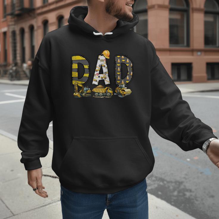 Mom And Dad Construction Birthday Boys Toddler Kids Family Men Hoodie