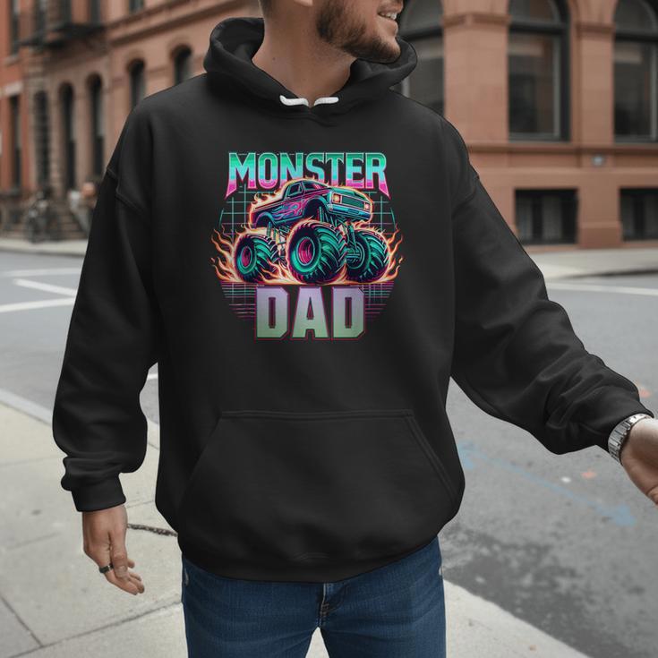 Monster Truck Dad Monster Truck Are My Jam Truck Lovers Men Hoodie