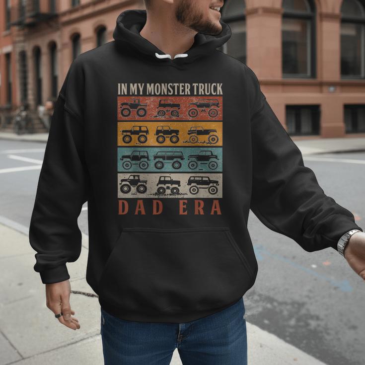 In My Monster Trucks Dad Era Matching Family Truck Lovers Men Hoodie
