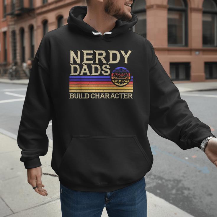 Nerdy Dad RPG Gaming D20 Tabletop Games RPG Gamer Men Hoodie