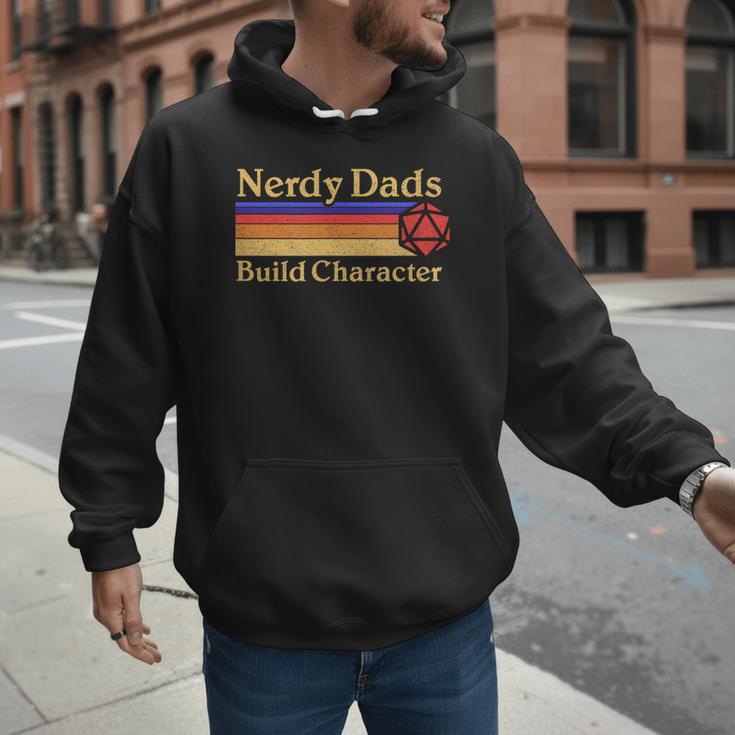 Nerdy Dads Dice For Tabletop RPG New Father Men Hoodie