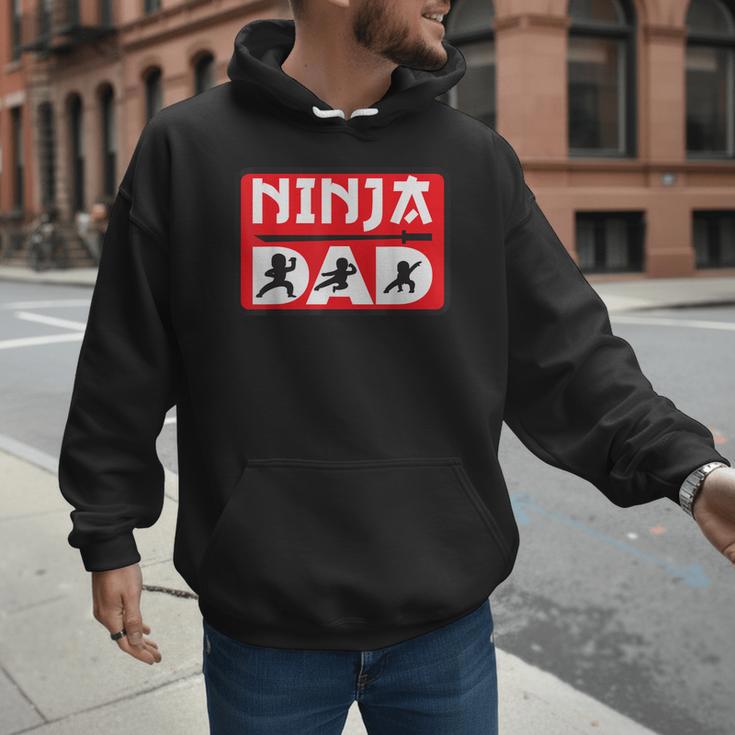 Ninja Dad Matching Family Ninja Warrior Men Hoodie