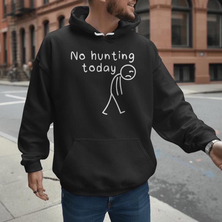 No Hunting Today Sad Stickman Men Hunters Hunting Dad Men Hoodie No Hunting Today Sad Stickman Men Hunters Hunting Dad Men Hoodie