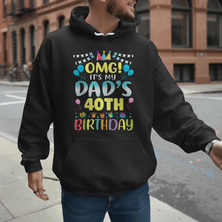 OMG It's My Dad's 40th Birthday Sweet 40 Years Old Men Hoodie