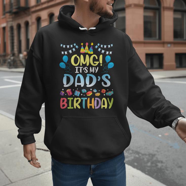 OMG It's My Dad's Birthday Happy To Me You Father Daddy Men Hoodie