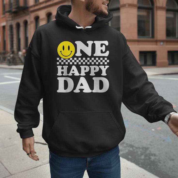 One Happy Dude Dad 1st Birthday Family Matching Men Hoodie