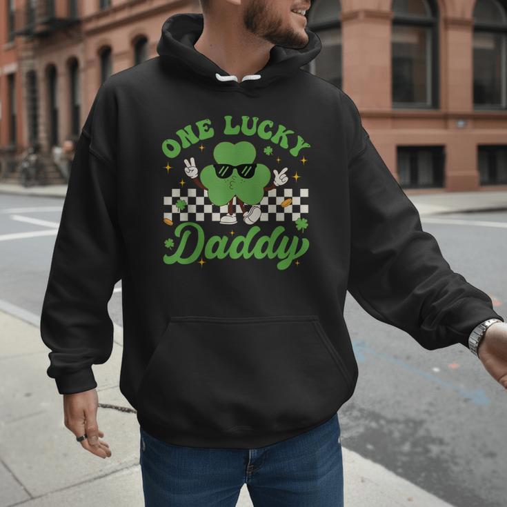 One Lucky Daddy St Patricks Day Dad Father Men Hoodie