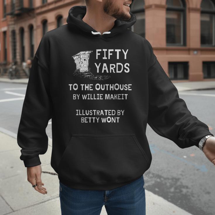 Outhouse Dad Guy Pun Humor Redneck Potty Joke Gag Men Hoodie Outhouse Dad Guy Pun Humor Redneck Potty Joke Gag Men Hoodie