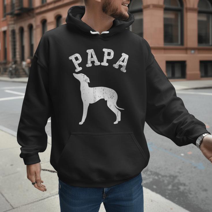 Papa ITALIAN GREYHOUND For Dad Men Hoodie