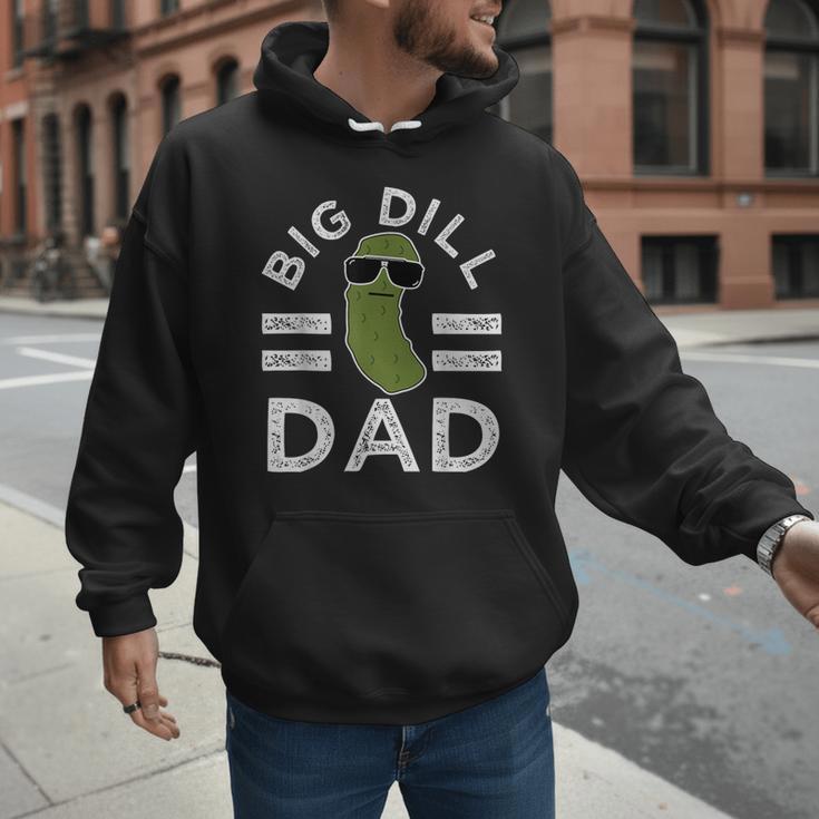 Pickle Pun Big Dill Dad Saying Dad Joke Father Humor Men Hoodie