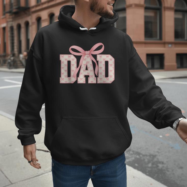 Pink Bow Dad Dad Life Best Dad Ever Father's Day Tees Men Hoodie