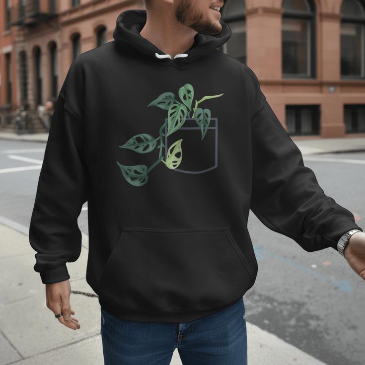 Plant Dad Plant Mom Grow Monstera Adansonii Urban Gardener Men Hoodie