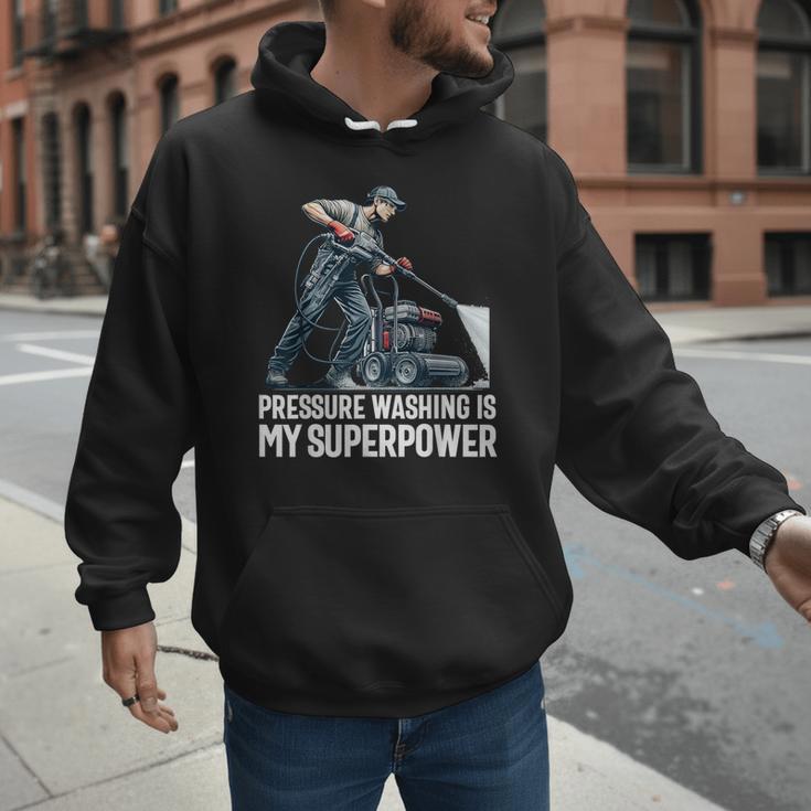 Power Washing Pressure Washing For Washer Dad Men Grandpa Men Hoodie