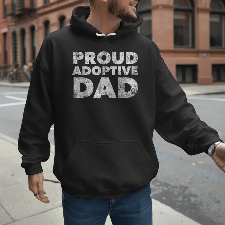 Proud Adoptive Dad Adoption Proud Father Men Hoodie
