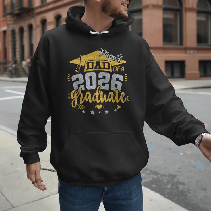 Proud Dad Of A 2026 Graduate Grad Senior Graduation Father Men Hoodie