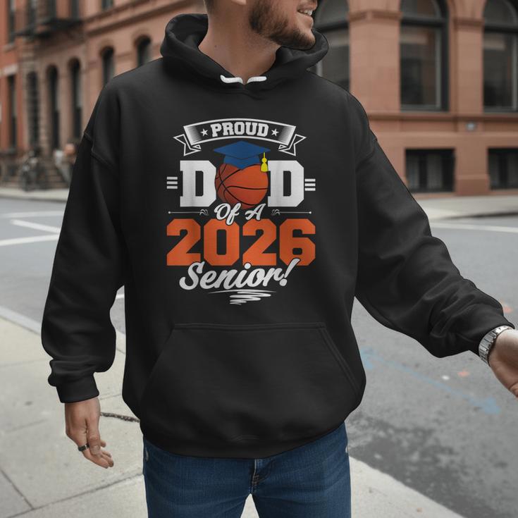 Proud Dad Of A 2026 Senior Basketball Graduation Men Hoodie Proud Dad Of A 2026 Senior Basketball Graduation Men Hoodie