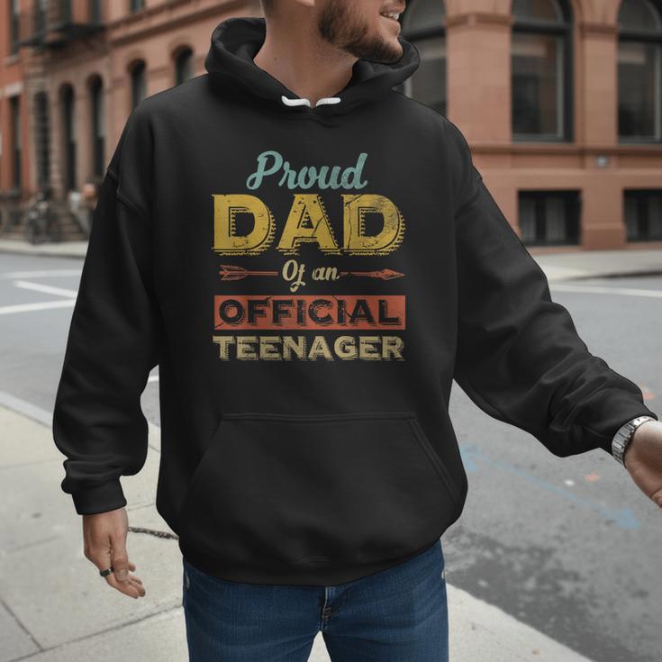 Proud Dad Of An Official Teenager 13th Birthday Son Daughter Men Hoodie