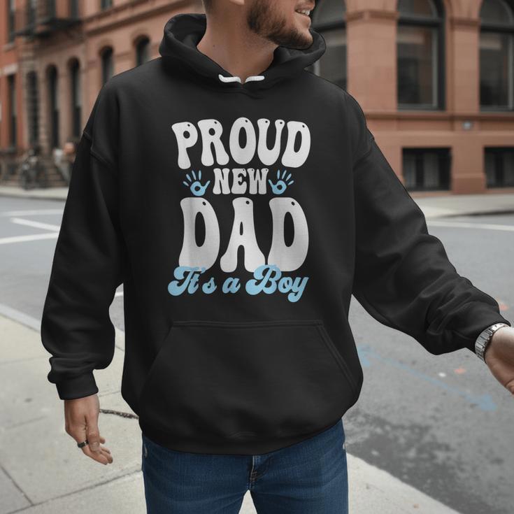 Proud New Dad It's A Boy Father To Be Soon To Be Dad Men Hoodie Proud New Dad It's A Boy Father To Be Soon To Be Dad Men Hoodie