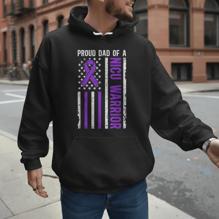 Proud NICU Dad Of NICU Warrior Micro Preemie Baby Father Men Hoodie Proud NICU Dad Of NICU Warrior Micro Preemie Baby Father Men Hoodie