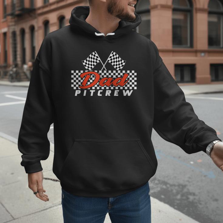 Race Car Birthday Party Racing Family Dad Pit Crew Men Hoodie