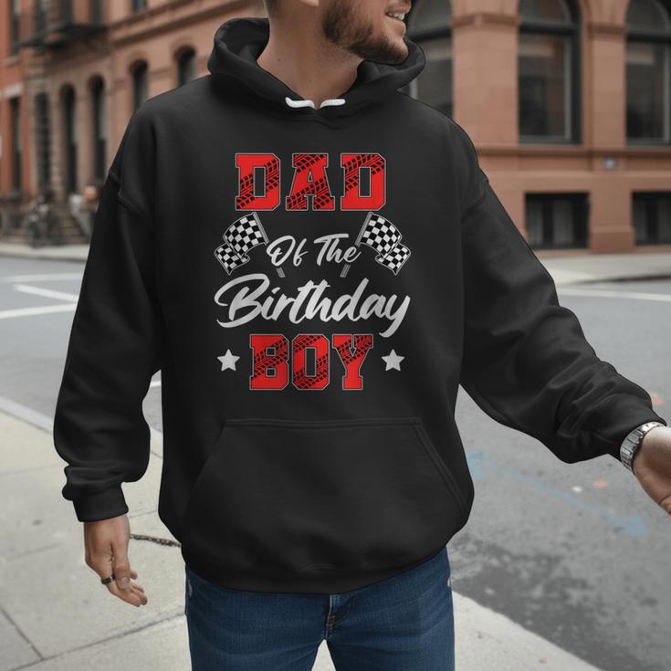 Race Car Dad Of The Birthday Boy Racing Family Pit Crew Men Hoodie