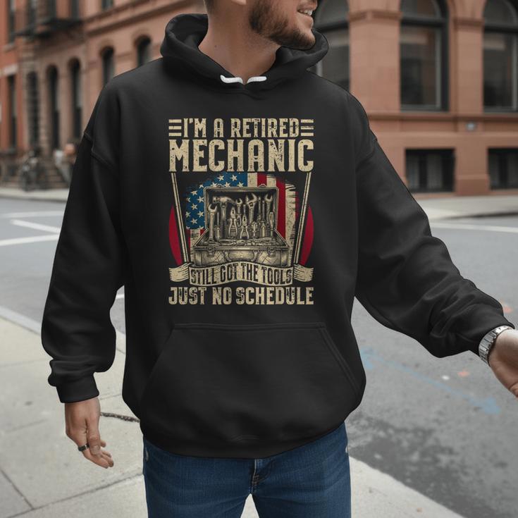 Retired Car Mechanic Tool Retirement Dad Grandpa Men Men Hoodie
