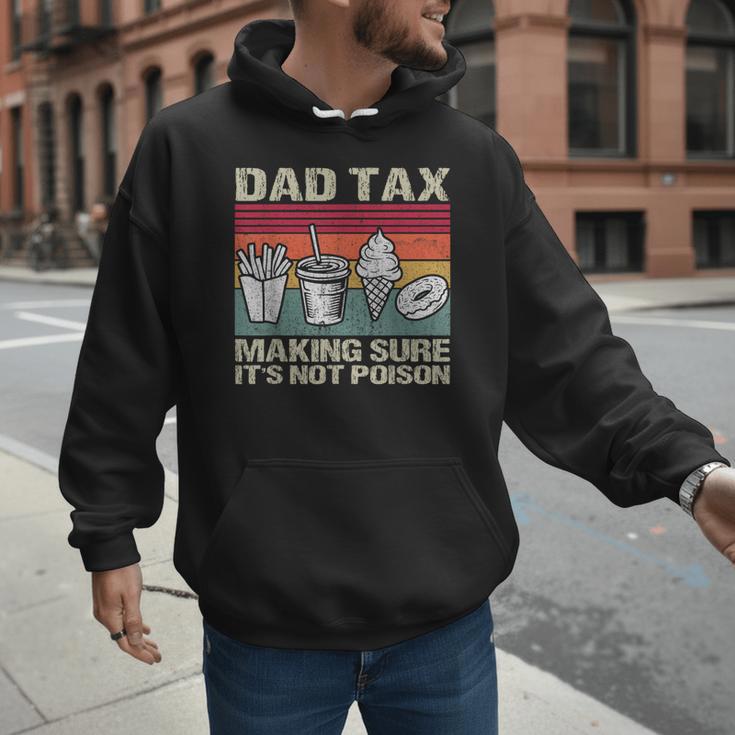 Retro Dad Tax Making Sure It's Not Poison Father's Day Men Hoodie