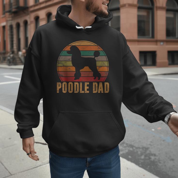 Retro Poodle Dad Dog Owner Pet Poodle Father Men Hoodie