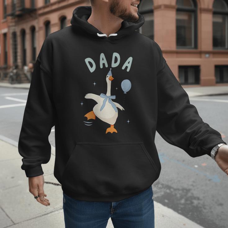 Silly Dada Silly Goose Mom Birthday Family Matching Party Men Hoodie