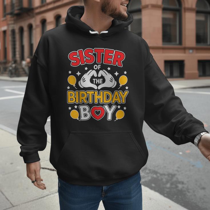 Sister Of The Birthday Boy Family Matching Dad Mom Men Hoodie Sister Of The Birthday Boy Family Matching Dad Mom Men Hoodie