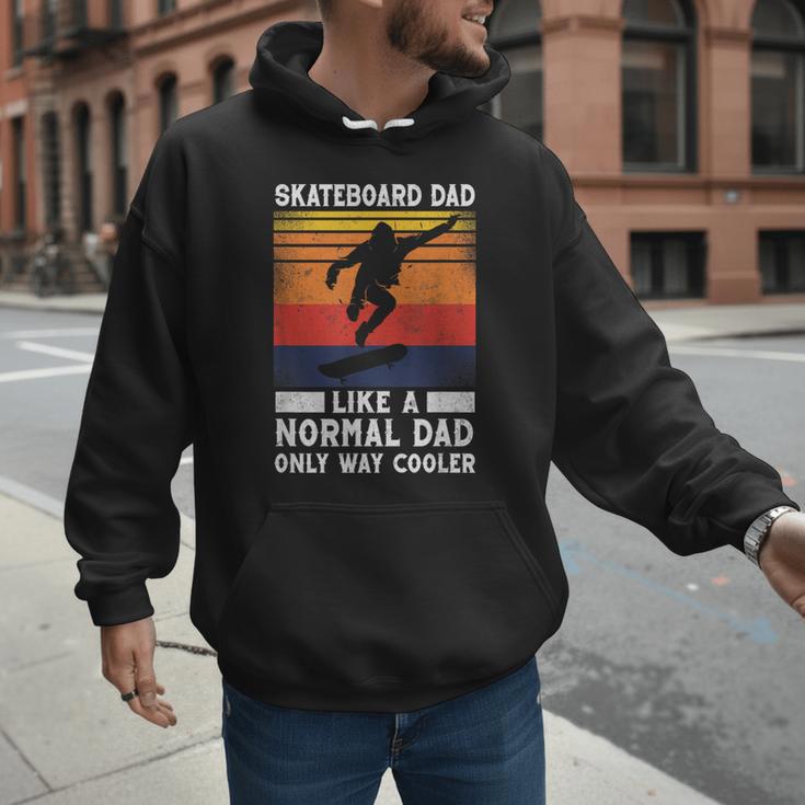 Skateboard Like A Normal Dad Vintage 80S 90S Retro Men Hoodie