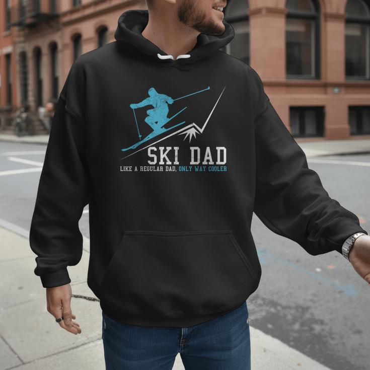 Ski Dad Winter Sports Skiing Father Men Hoodie