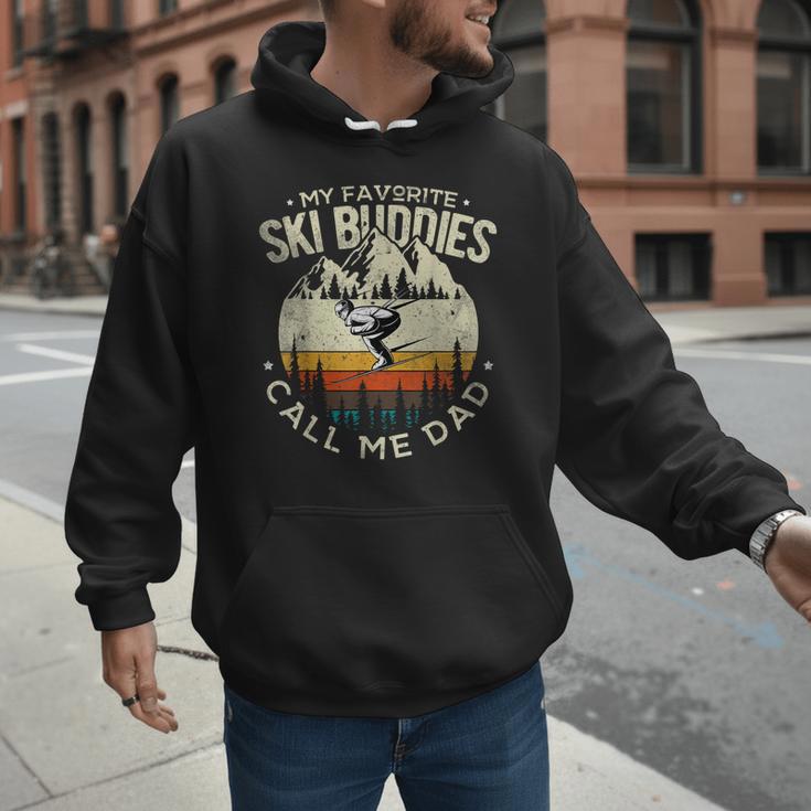 Skier Dad Ski Dad My Favorite Ski Buddies Call Me Dad Ski Men Hoodie