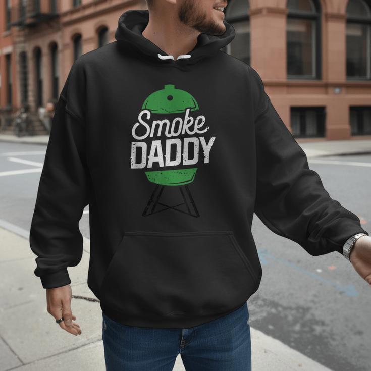 Smoke Daddy Green Egg Pitmaster Dad Tshirt BBQ Grill Men Hoodie