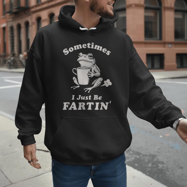 Sometimes I Just Be Farting Dad Husband Boyfriend Men Hoodie