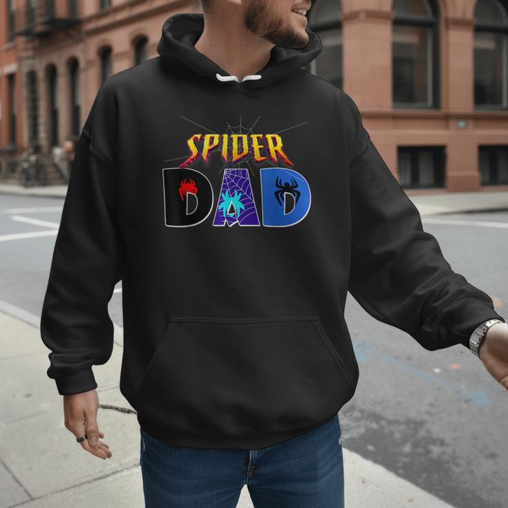 Spider Dad Shirt Birthday Fathers Day Halloween Costumes Pjs Men Hoodie