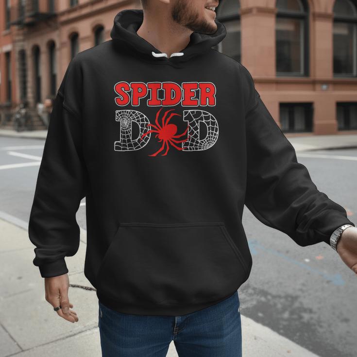 Spider Dad Spidey Birthday Family Matching Kid Daddy Spiders Men Hoodie