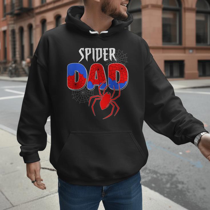 Spiders Dad Matching Family Birthday Father's Day Men Hoodie
