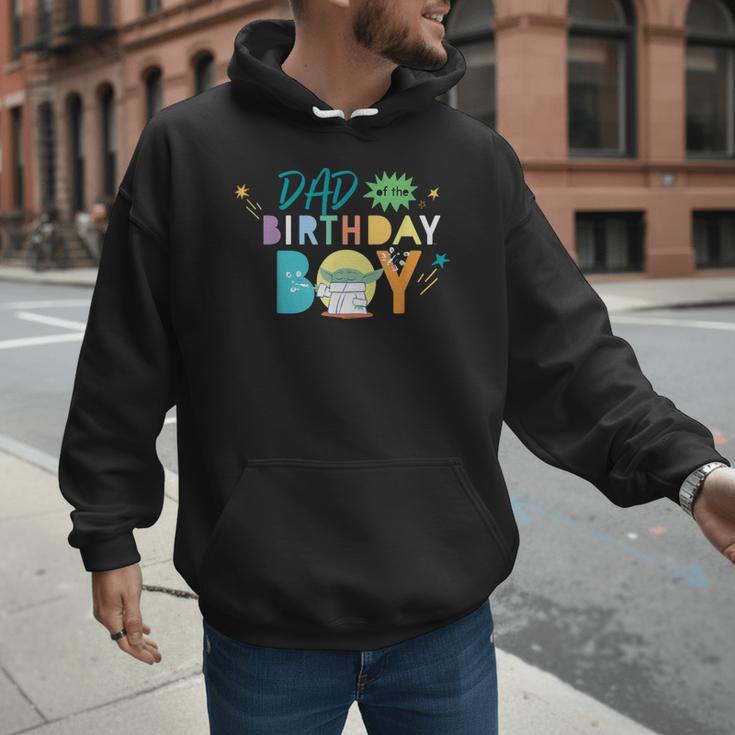 Star Wars Grogu Mandalorian Toon Dad Of The Birthday Boy Men Hoodie