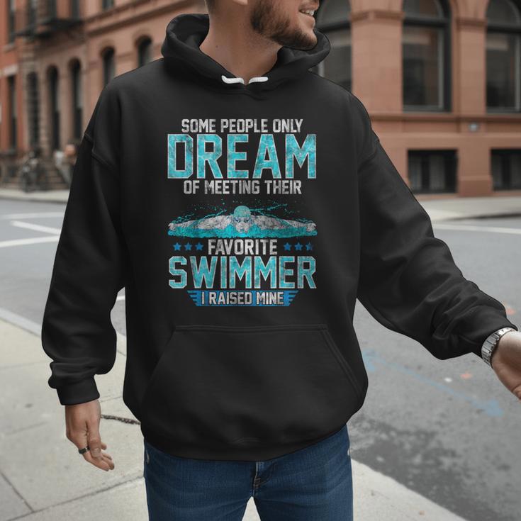Swimming Parent Swimmer Mom Dad My Favorite Swim Meet Men Hoodie
