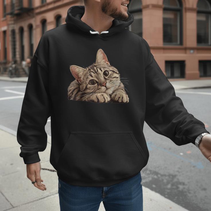 Tabby Cat Mom Dad Pet Shop Tabby Cats Kitten Tabby Cat Men Hoodie