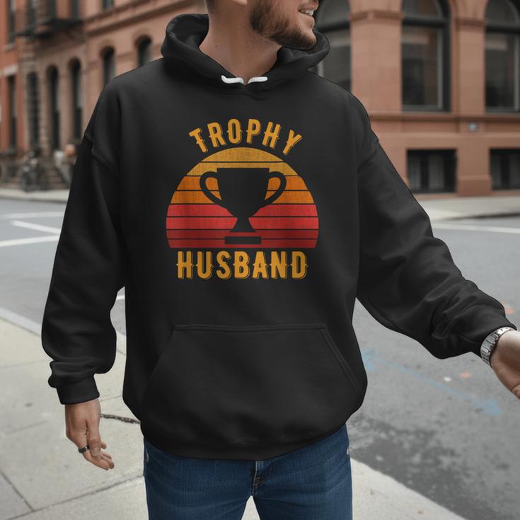 Trophy Husband For Cool Father Or Dad Men Hoodie