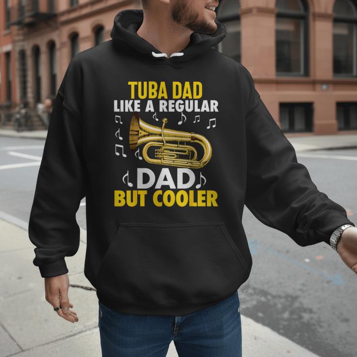 Tuba Player Men Dad Grandpa Marching Band Brass Tubist Men Hoodie